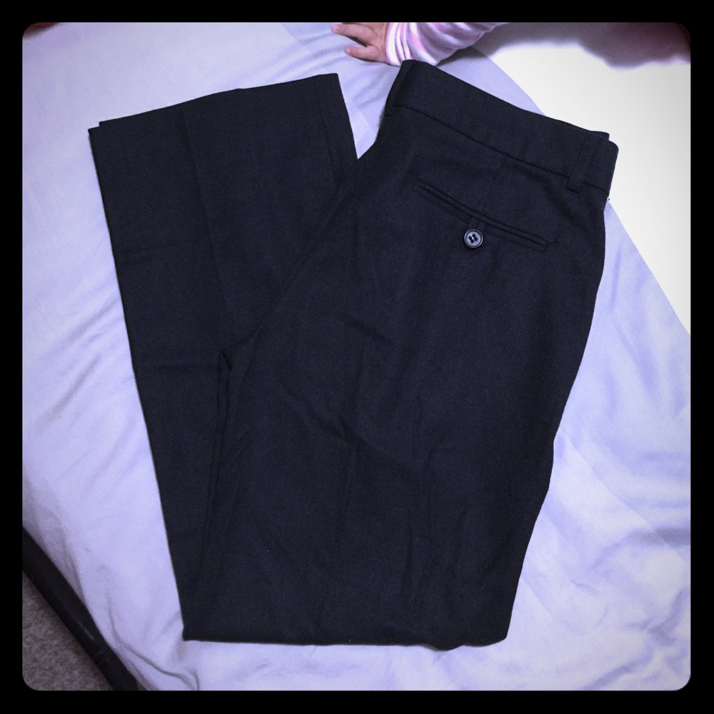 Worn once. Theory grey ankle slacks/dress pants -4